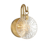 Savoy House - 9-3981-1-322 - One Light Bathroom Vanity - Addison - Warm Brass