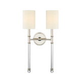 Savoy House - 9-103-2-109 - Two Light Wall Sconce - Fremont - Polished Nickel