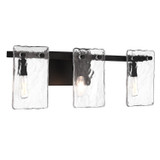 Savoy House - 8-8204-3-BK - Three Light Bathroom Vanity - Genry - Matte Black