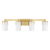 Savoy House - 8-4128-4-322 - Four Light Bathroom Vanity - Caldwell - Warm Brass