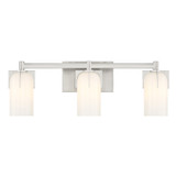 Savoy House - 8-4128-3-SN - Three Light Bathroom Vanity - Caldwell - Satin Nickel