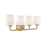Savoy House - 8-4090-4-322 - Four Light Bath Bar - Capra - Warm Brass