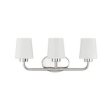 Savoy House - 8-4090-3-109 - Three Light Bath Bar - Capra - Polished Nickel