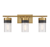 Savoy House - 8-3600-3-322 - Three Light Bathroom Vanity - Brickell - Warm Brass