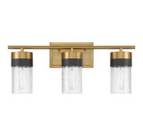 Savoy House - 8-3600-3-322 - Three Light Bathroom Vanity - Brickell - Warm Brass