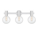 Savoy House - 8-3076-3-11 - Three Light Bathroom Vanity - Wright - Chrome