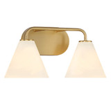 Savoy House - 8-2988-2-322 - Two Light Bathroom Vanity - Blair - Warm Brass