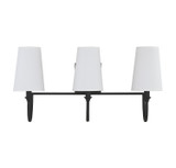 Savoy House - 8-2542-3-89 - Three Light Bath Bar - Cameron - Matte Black