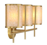 Savoy House - 8-2055-3-322 - Three Light Bathroom Vanity - Camden - Warm Brass