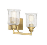 Savoy House - 8-1972-2-322 - Two Light Bath Bar - Hampton - Warm Brass