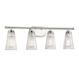 Savoy House - 8-1745-4-109 - Four Light Bathroom Vanity - Chantilly - Polished Nickel