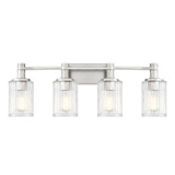 Savoy House - 8-1102-4-146 - Four Light Bathroom Vanity - Concord - Silver and Polished Nickel