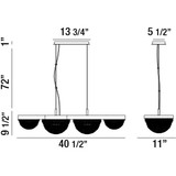 Eurofase - 31832-014 - Ten Light Chandelier - Mondo - Antique Gold