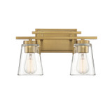Savoy House - 8-1020-2-322 - Two Light Bath Bar - Calhoun - Warm Brass