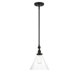 Savoy House - 7-9132-1-89 - One Light Pendant - Drake - Matte Black