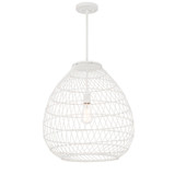 Savoy House - 7-7681-1-83 - One Light Pendant - Maya - Bisque White