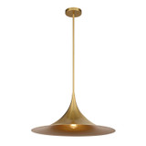 Savoy House - 7-7639-1-322 - One Light Pendant - Bowdin - Warm Brass