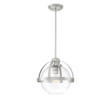 Savoy House - 7-7201-1-SN - One Light Pendant - Pendleton - Satin Nickel