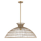Savoy House - 7-6427-1-322 - One Light Pendant - Lanai - Warm Brass