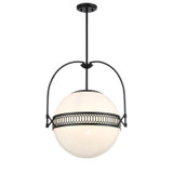 Savoy House - 7-6407-3-89 - Three Light Pendant - Thornhill - Matte Black