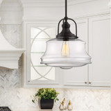 Savoy House - 7-5012-1-13 - One Light Pendant - Garvey - English Bronze