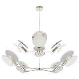 Visual Comfort Signature - TOB 5290PN-L - Eight Light Chandelier - Osiris - Polished Nickel