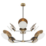 Visual Comfort Signature - TOB 5290BZ/HAB-L - Eight Light Chandelier - Osiris - Bronze and Hand-Rubbed Antique Brass