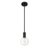 Savoy House - 7-3075-1-89 - One Light Mini Pendant - Wright - Matte Black