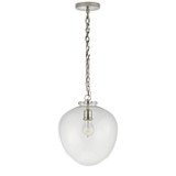 Visual Comfort Signature - TOB 5226PN/G2-CG - One Light Pendant - Katie Acorn - Polished Nickel