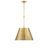 Savoy House - 7-231-1-322 - One Light Pendant - Alden - Warm Brass