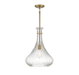 Savoy House - 7-2265-1-322 - One Light Pendant - Bristo - Warm Brass