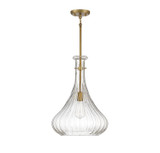 Savoy House - 7-2265-1-322 - One Light Pendant - Bristo - Warm Brass
