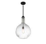Savoy House - 7-2255-1-89 - One Light Pendant - Brandon - Matte Black