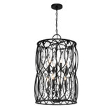 Savoy House - 7-2004-8-89 - Eight Light Pendant - Snowden - Matte Black