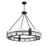 Savoy House - 7-1851-12-89 - 12 Light Pendant - Hudson - Matte Black