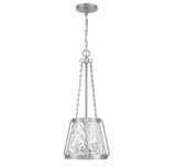 Savoy House - 7-1803-3-SN - Three Light Pendant - Crawford - Satin Nickel