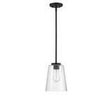 Savoy House - 7-1027-1-89 - One Light Mini-Pendant - Calhoun - Matte Black