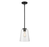 Savoy House - 7-1027-1-89 - One Light Mini-Pendant - Calhoun - Matte Black