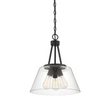 Savoy House - 7-1025-3-89 - Three Light Pendant - Calhoun - Matte Black