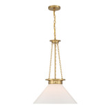 Savoy House - 7-1011-1-322 - One Light Pendant - Myers - Warm Brass