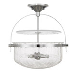Savoy House - 6-4723-4-11 - Four Light Convertible Semi-Flush/Pendant - Denmar - Polished Chrome