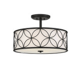 Savoy House - 6-1953-4-89 - Four Light Semi-Flush Mount - Reid - Matte Black