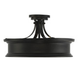 Savoy House - 6-134-3-44 - Three Light Semi-Flush Mount - Watkins - Classic Bronze