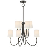 Visual Comfort Signature - TOB 5010BZ-L - Eight Light Chandelier - Reed - Bronze