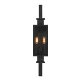 Savoy House - 5-826-BK - Two Light Outdoor Wall Lantern - Ascott - Matte Black