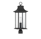 Savoy House - 5-454-BK - One Light Post Lantern - Hancock - Matte Black