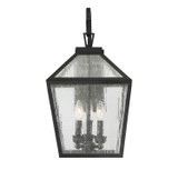 Savoy House - 5-101-BK - Three Light Wall Lantern - Woodstock - Black