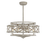 Savoy House - 34-FD-123-155 - Six Light Fan D'lier - Colonade - Provence with Gold Accents