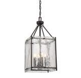 Savoy House - 3-3041-4-13 - Four Light Foyer Pendant - Glenwood - English Bronze