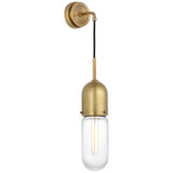 Visual Comfort Signature - TOB 2645HAB-CG - LED Wall Sconce - Junio - Hand-Rubbed Antique Brass